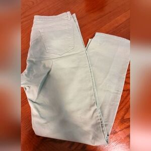 Mint green jeans sz 14